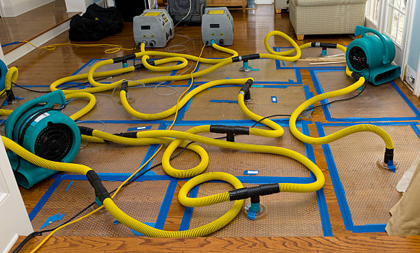 Professional Flood Damage Restoration technician working in Collegeville, PA
